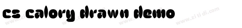 cs calory drawn demo字体转换 cs calory drawn demo字体转换
